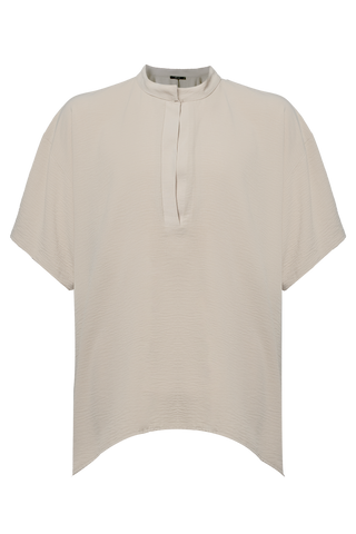 Eclectic Bohemian Beige Shirt